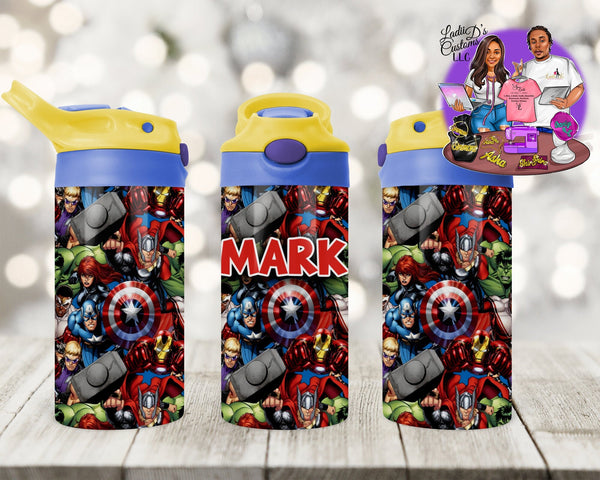 Kids Water Bottle For School, 12Oz Tumblers, Gift, Bluey Tumbler, Kids Gift  With Name, Personalized Tumbler - Yahoo Shopping