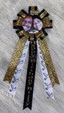 Acrylic Ribbon Button Pins